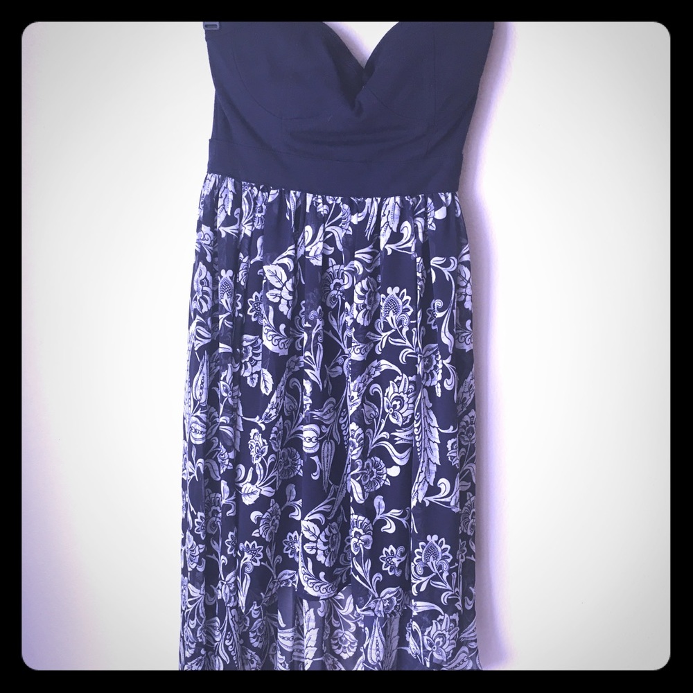 Strapless High-low Dress