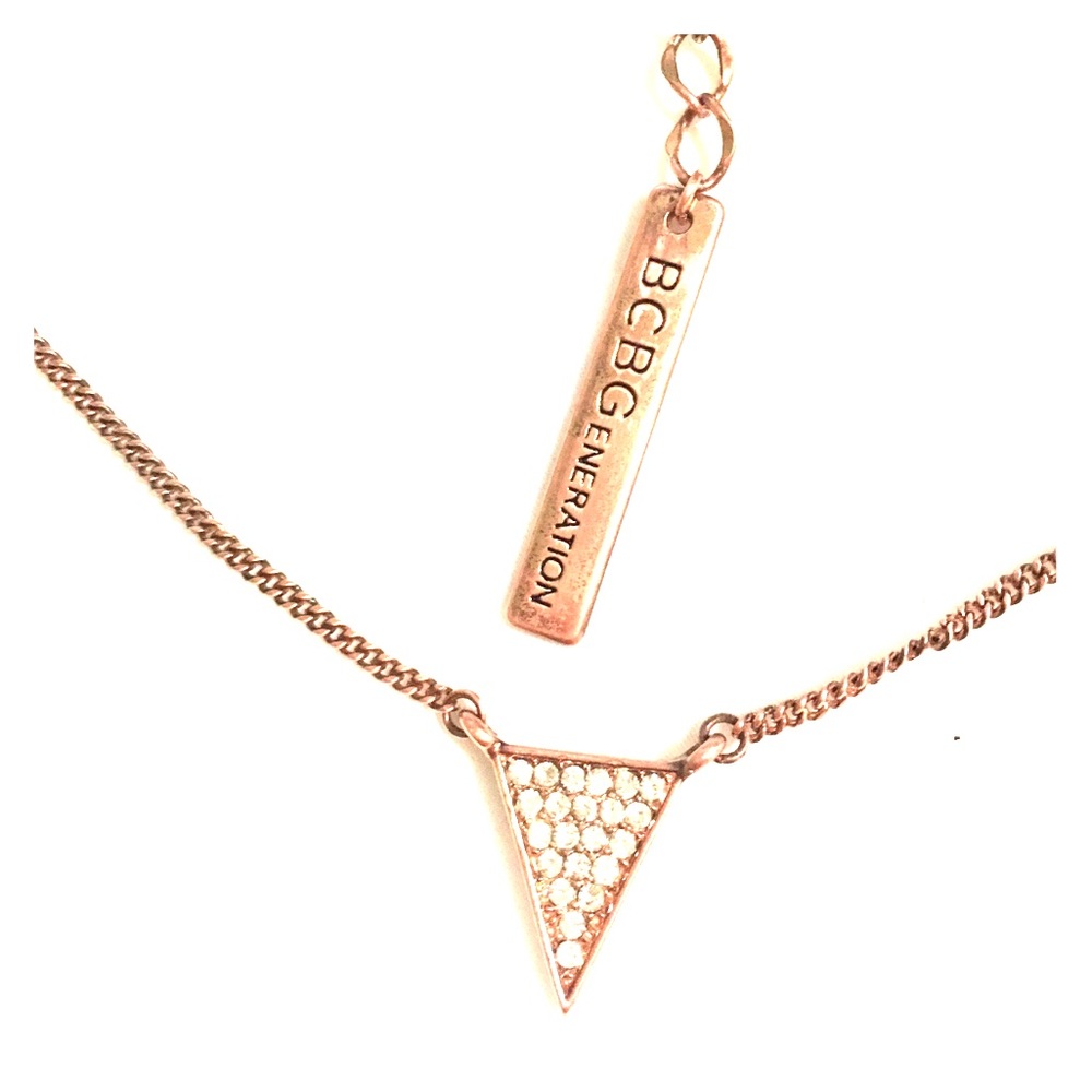 BCBGeneration Rose Gold Choker Necklace