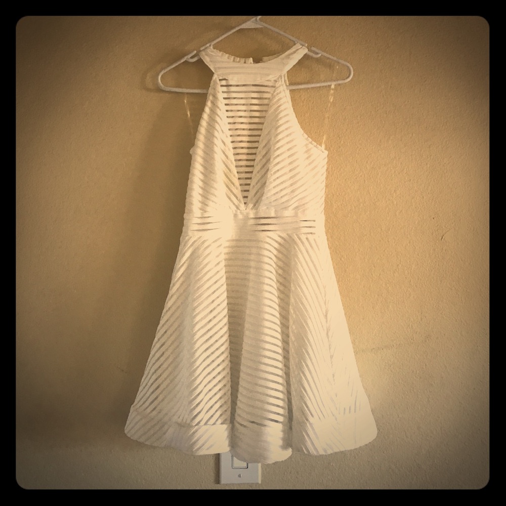 Cute white medium size dress