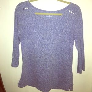 Cotton blue t-shirt