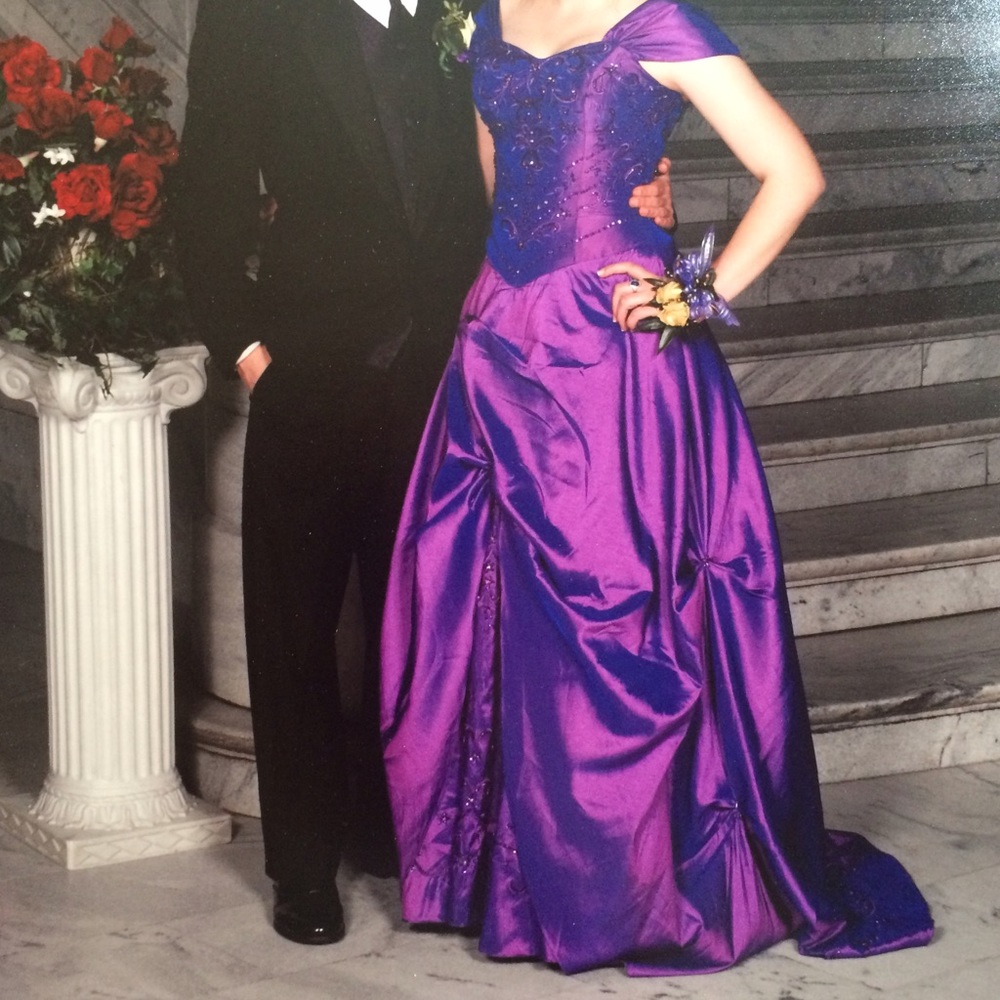 Elegant Purple Prom Dress