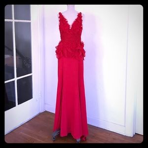 Lady in red