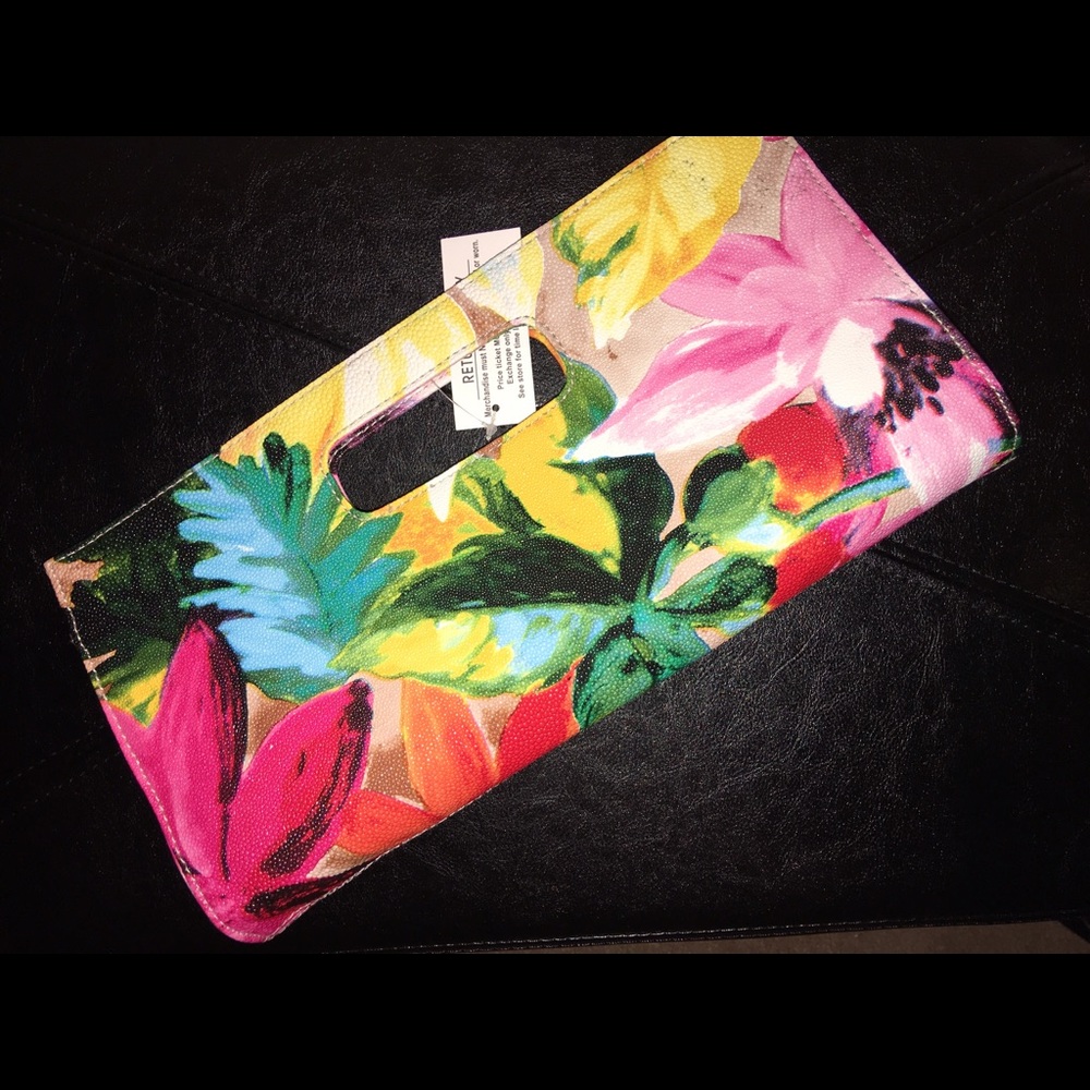 Floral Clutch Purse