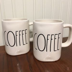 Rae Dunn "Coffee" Mug Set of 2