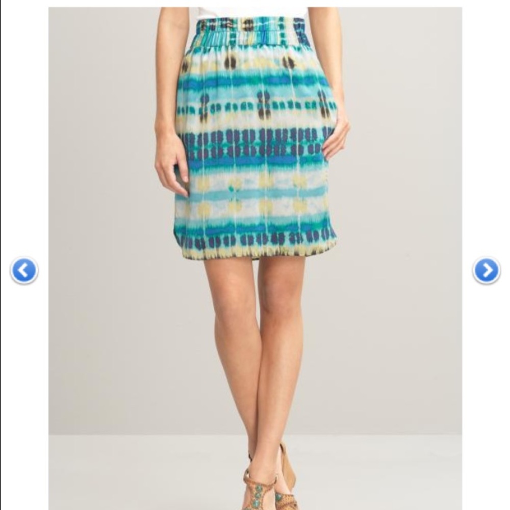 Silk Ikat Pencil Skirt