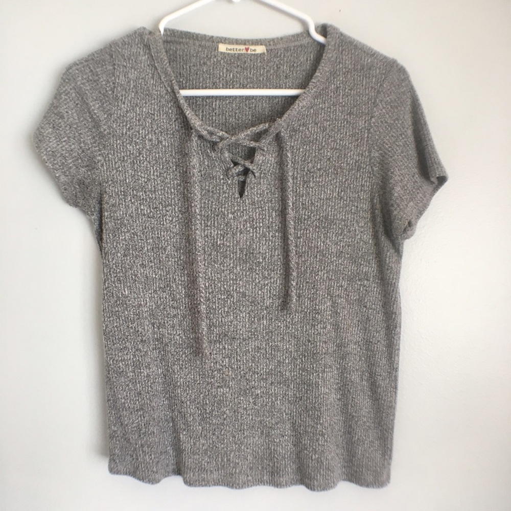 Gray top