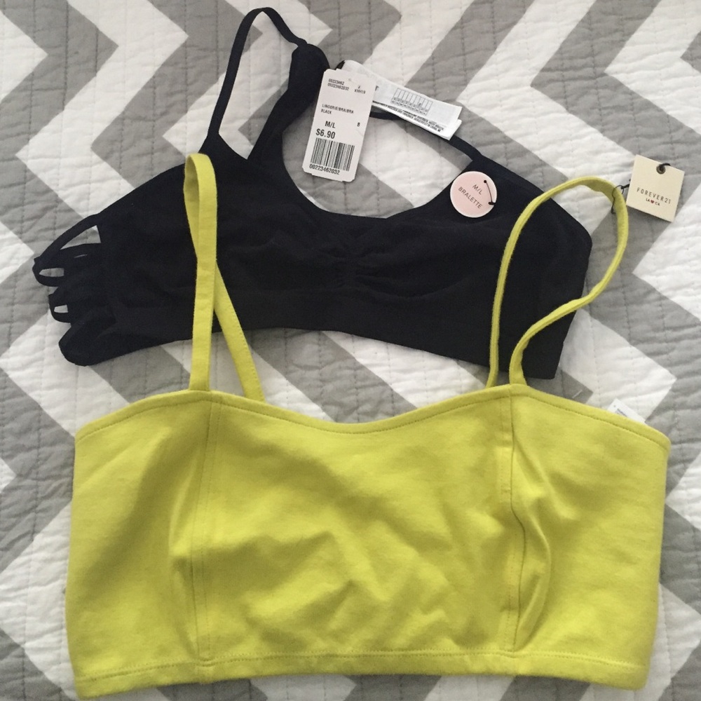 NWT Forever 21 Bralettes - Never worn
