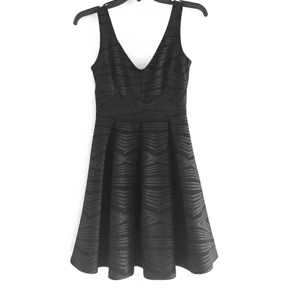 Black mini dress
