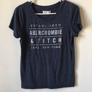 Navy graphic tee