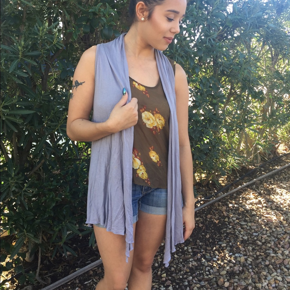 Grey vest