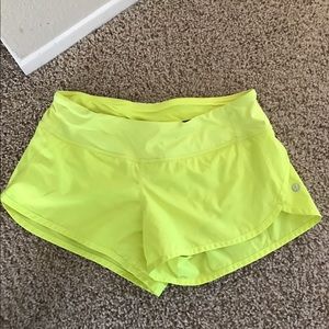 Lululemon speed shorts