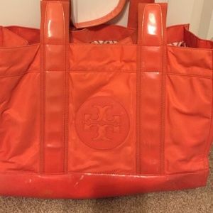 Orange Tory Butch Tote