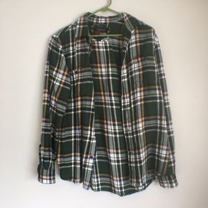 MEN'S SMALL GREEN FLANNEL