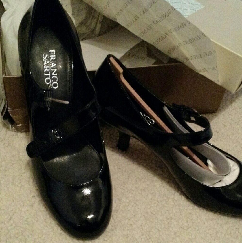 Franco Sarto Black Heels
