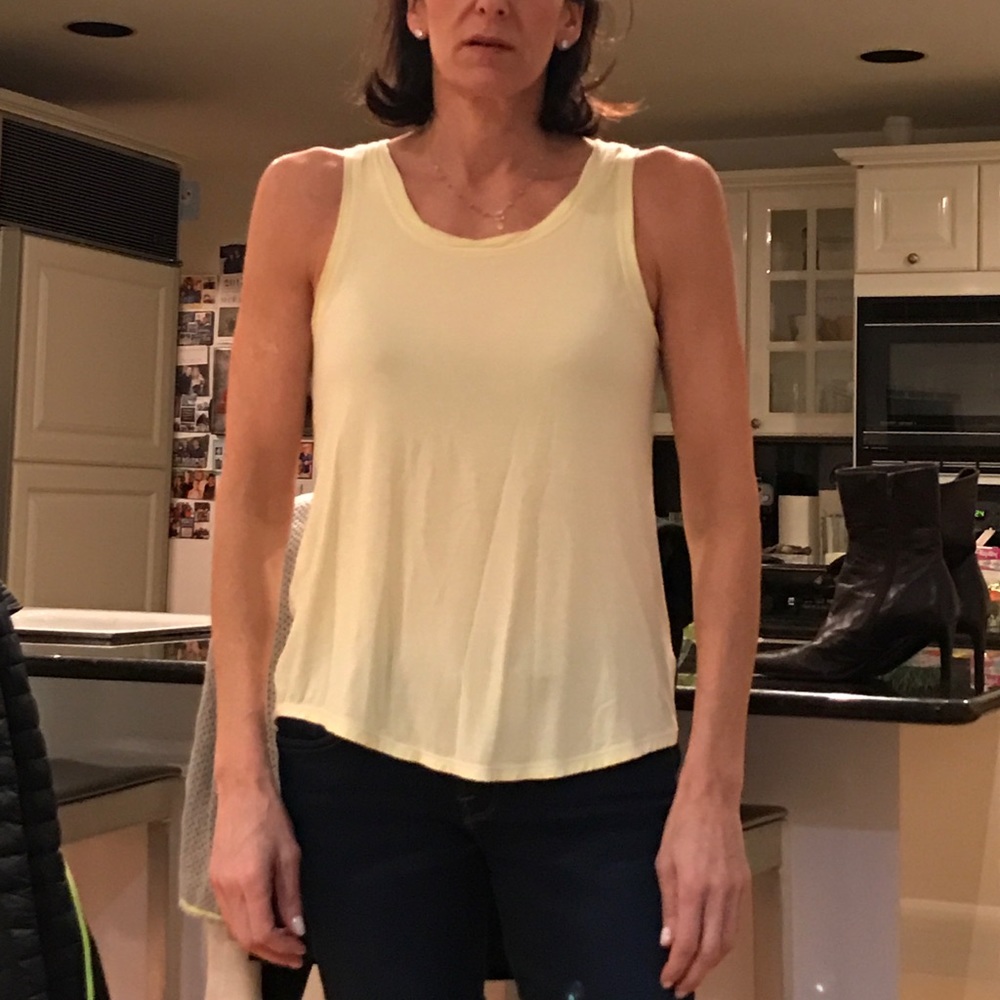 Soft Yellow Tank Top
