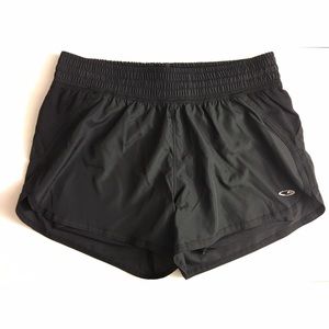 Champion Black Sport Shorts with Spandex
