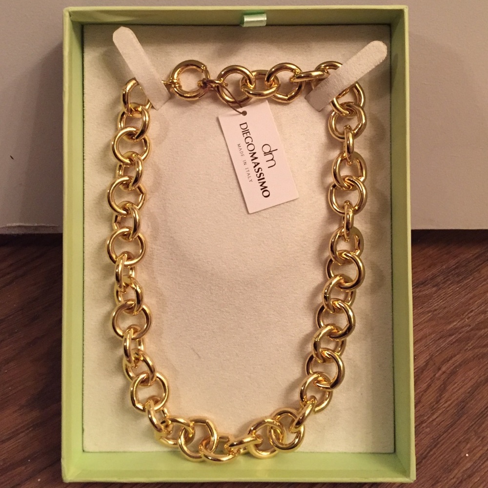 Diego Massimo Gold Chain Necklace