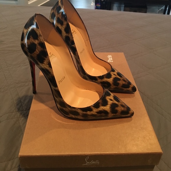 Patent Leather leopard Christian Louboutin - Picture 1 of 4