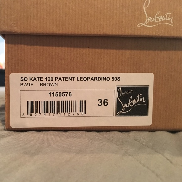 Patent Leather leopard Christian Louboutin - Picture 2 of 4