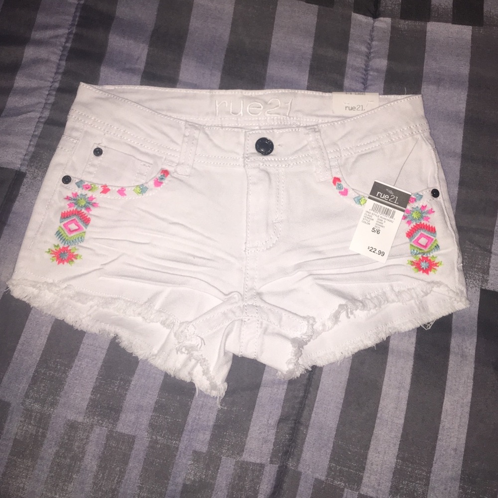 Summer Fringed Tribal shorts 💕