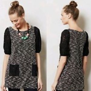 Anthropologie Staccato Tunic Lace Top