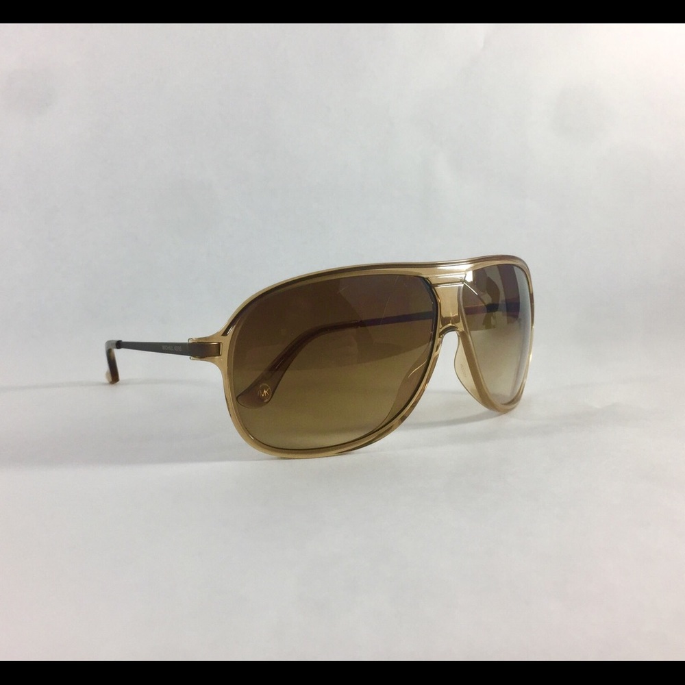 Michael Kors Gold/Tan ⭐️Medina Aviator✈️Sunglasses