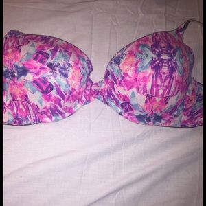 Colorful push-up bra