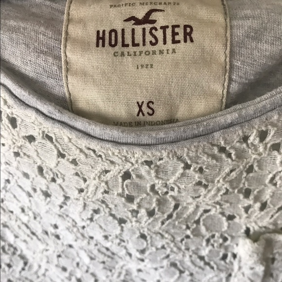 Hollister lace Crop T-shirt - Picture 4 of 4