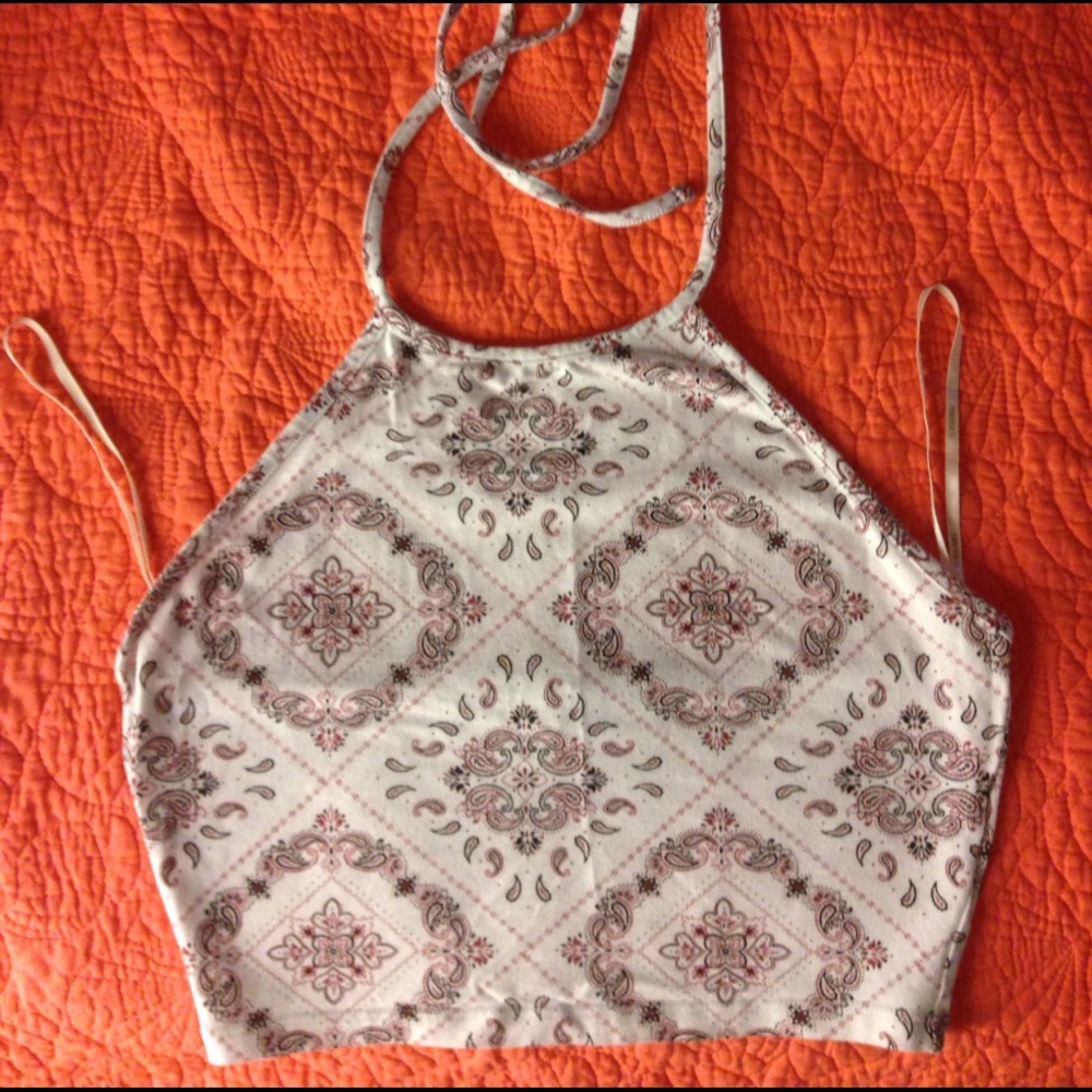 Halter tie top