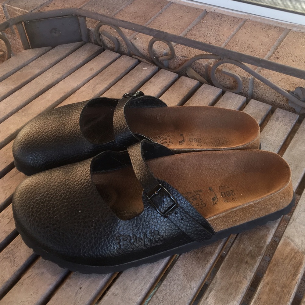 ❤️SOLD❤️Ladies Birki's by Birkenstock Black Clog - Picture 2 of 7