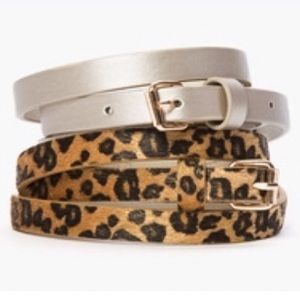 NWT Fashion skinny belts