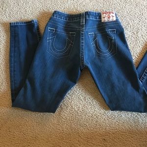 Jegging style dark blue