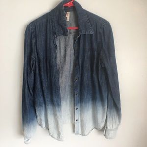 Ombré chambray shirt
