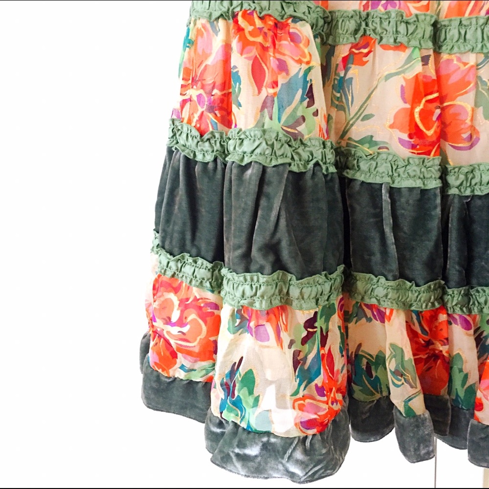 rare HTF Anthropologie Odille Eastbourne skirt