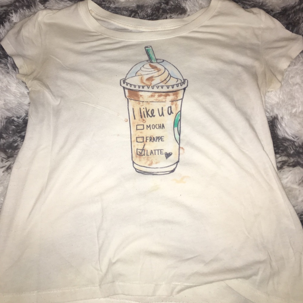 hollister Starbucks t shirt