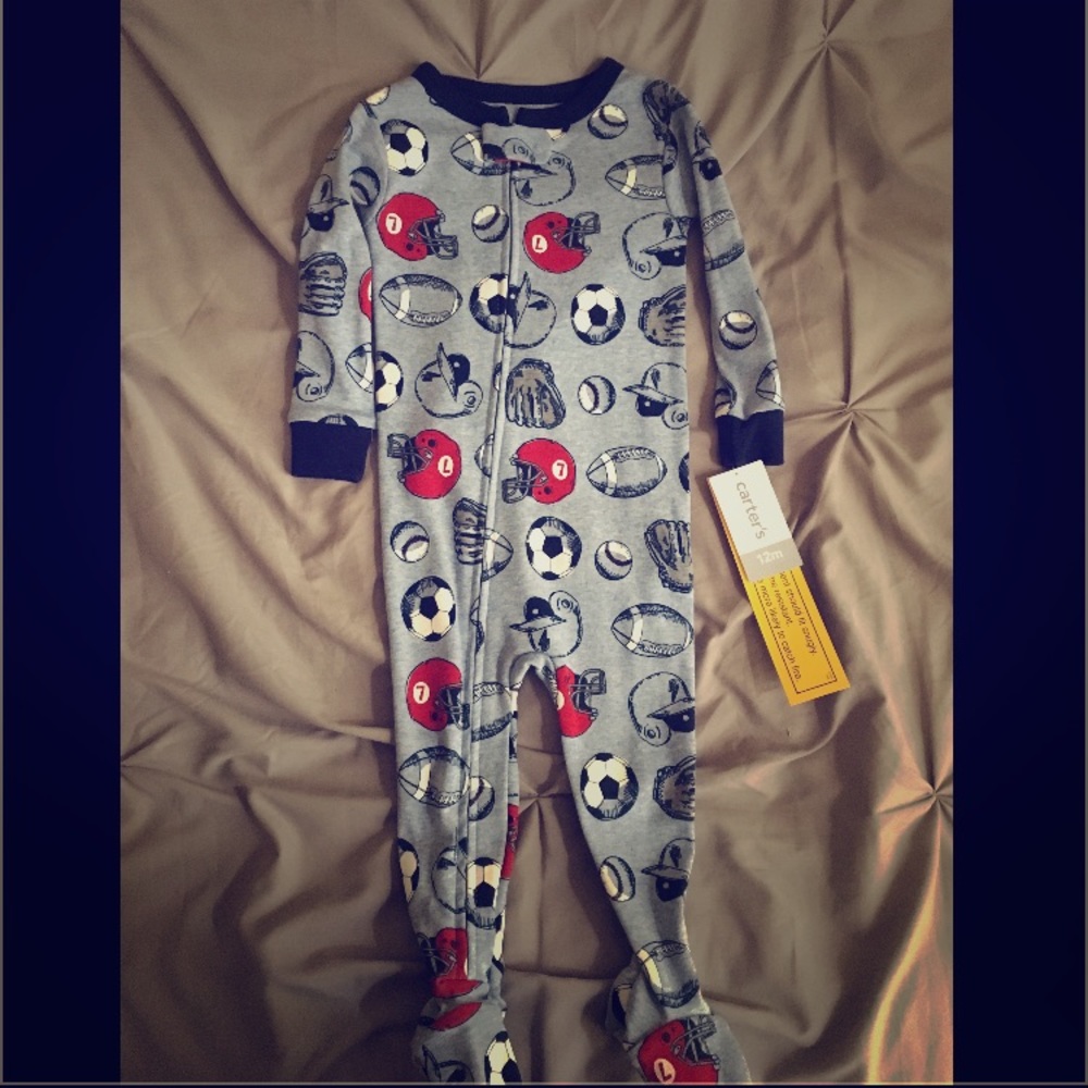 Sports Footsie Pajamas