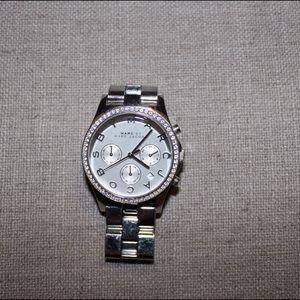 Marc by Marc Jacobs Boyfriend Silver Watch