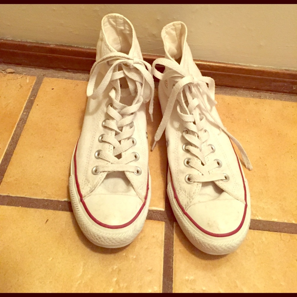 White high top converse