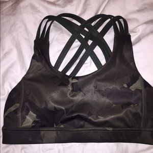 Lululemon Limited Edition Camo Sports Bra