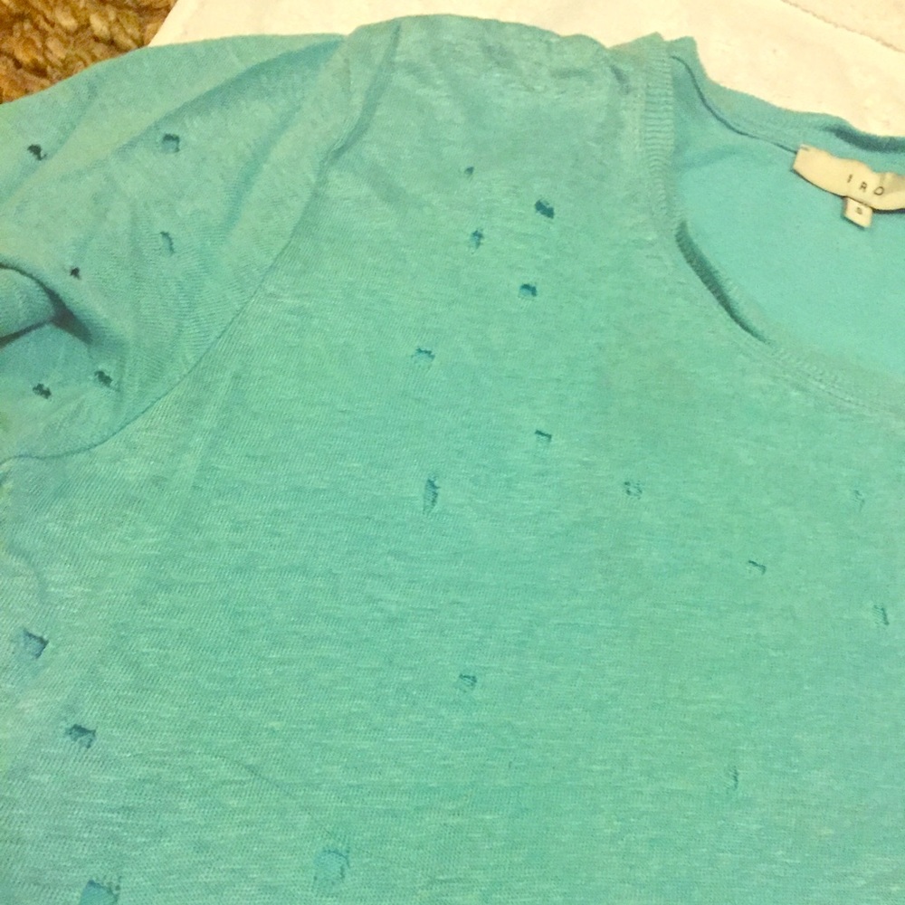 Iro Clay Rips Shirt-Size Small-worn ONCE!!