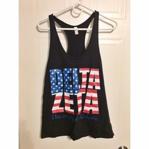 American apparel "delta zeta" tank