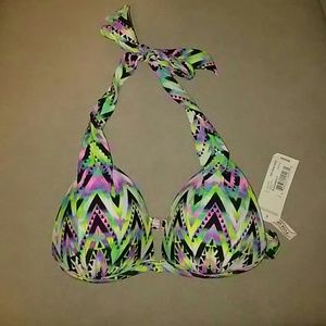 NWT Push Up Swim Top