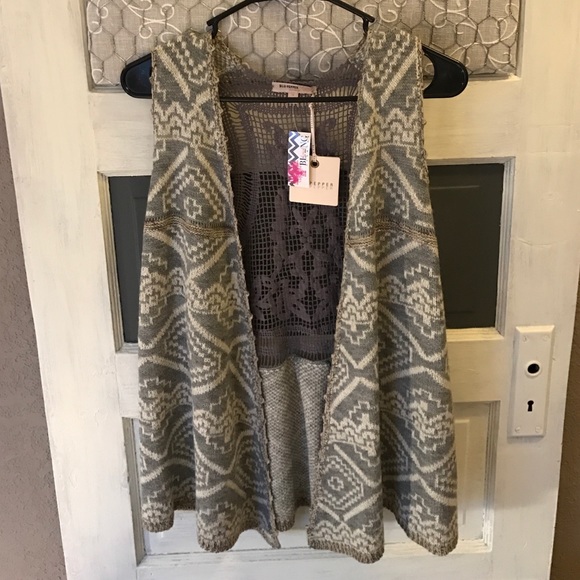 New Lace/Cotton Cardigan Botique - Picture 2 of 4