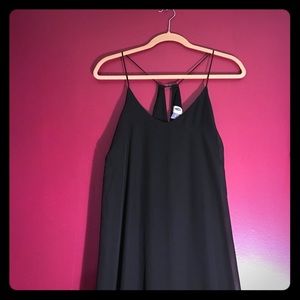 Black maxi dress
