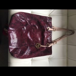 Michael Kors authentic snake skin tote bag🥀🐍