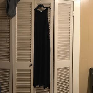 Long black maxi dress