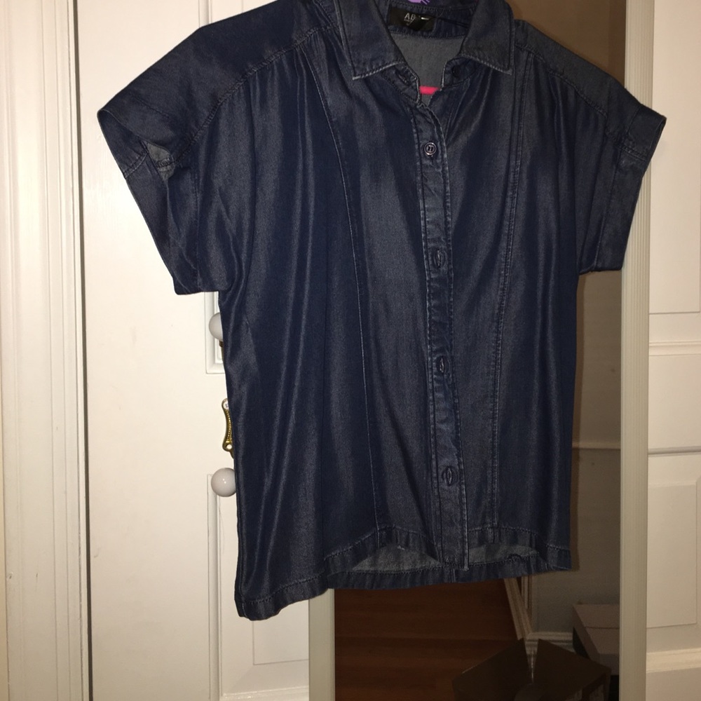 Abs cropped Denim shirt