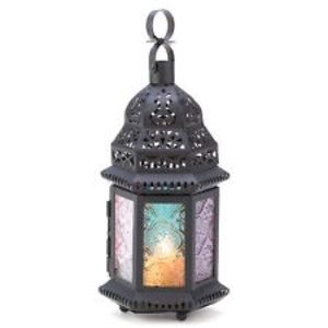 20 Lantern magic rainbow Moroccan candle holder