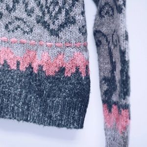 John & Jenn || Chunky Heathered Grey Sweater