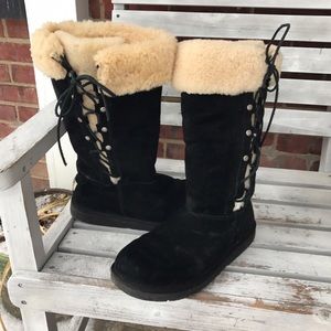 Black Ugg boots